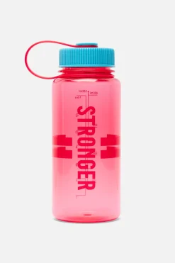 New STRONGER Clear Waterfles 500ml Flame Scarlet