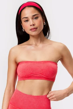 Outlet STRONGER Contouring Seamless Bandeau Hot Summer Red