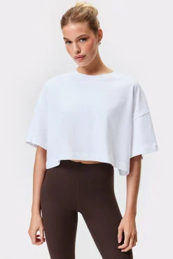 Outlet STRONGER Cropped T-shirt Bright White