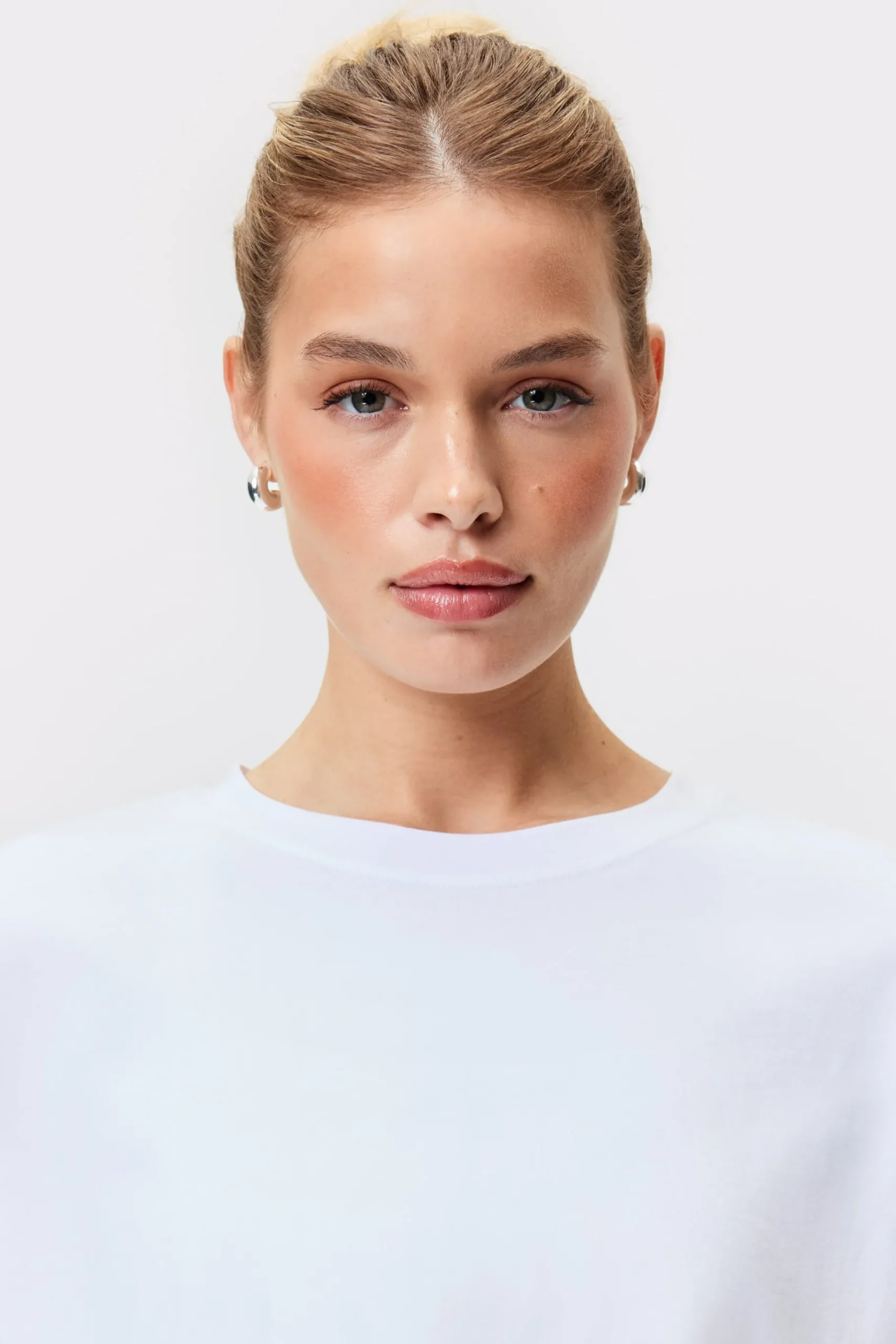 Outlet STRONGER Cropped T-shirt Bright White