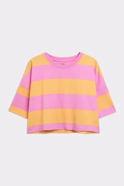 Fashion STRONGER Cropped T-shirt Peaches
