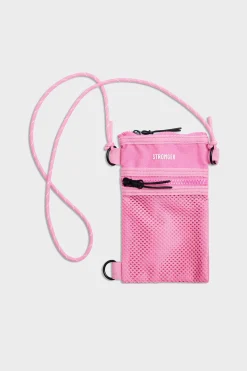 Discount STRONGER Crossbody Net Bag Pink