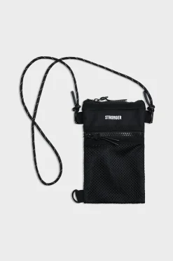Hot STRONGER Crossbody Net Bag Black