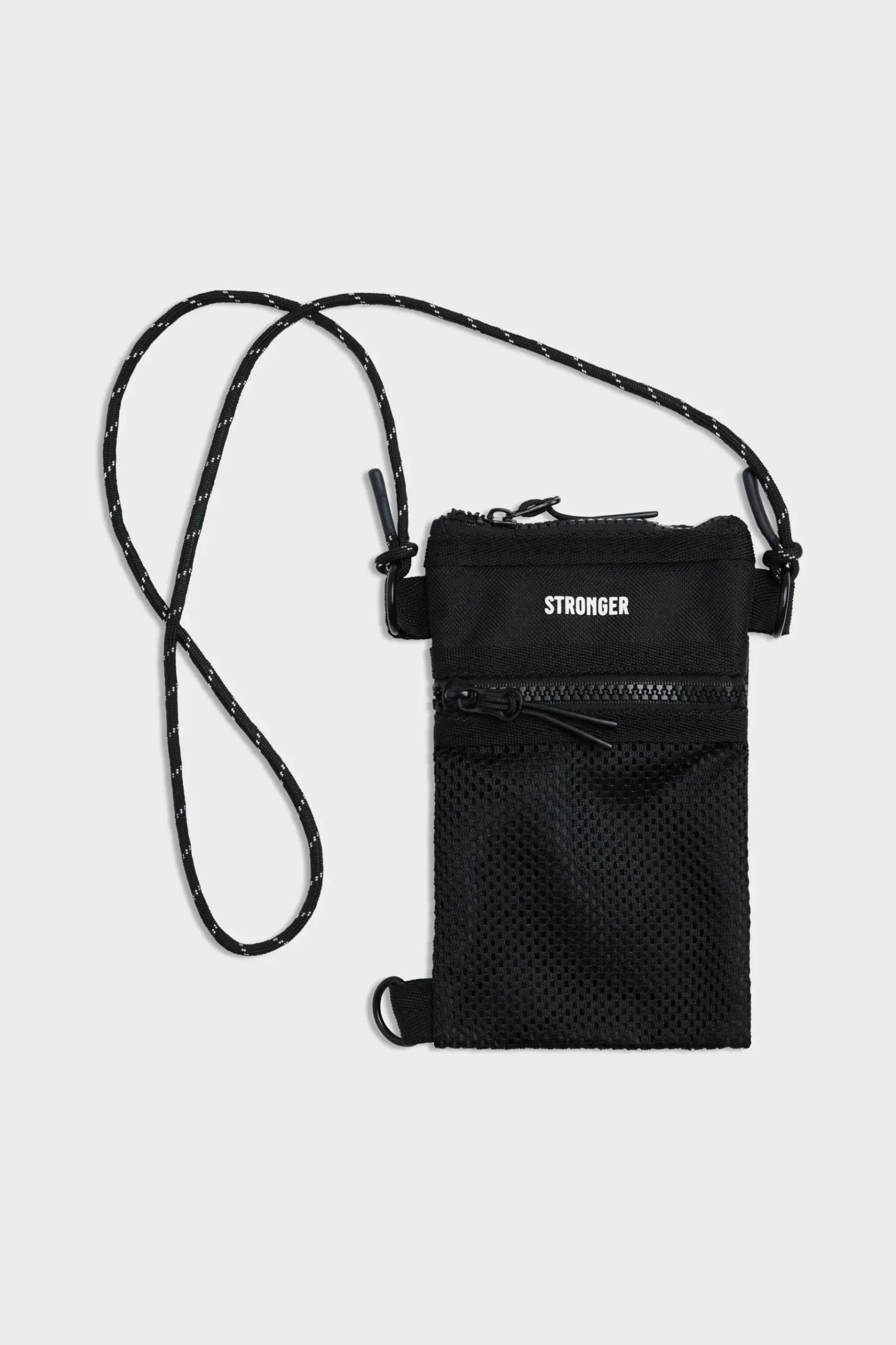 Hot STRONGER Crossbody Net Bag Black