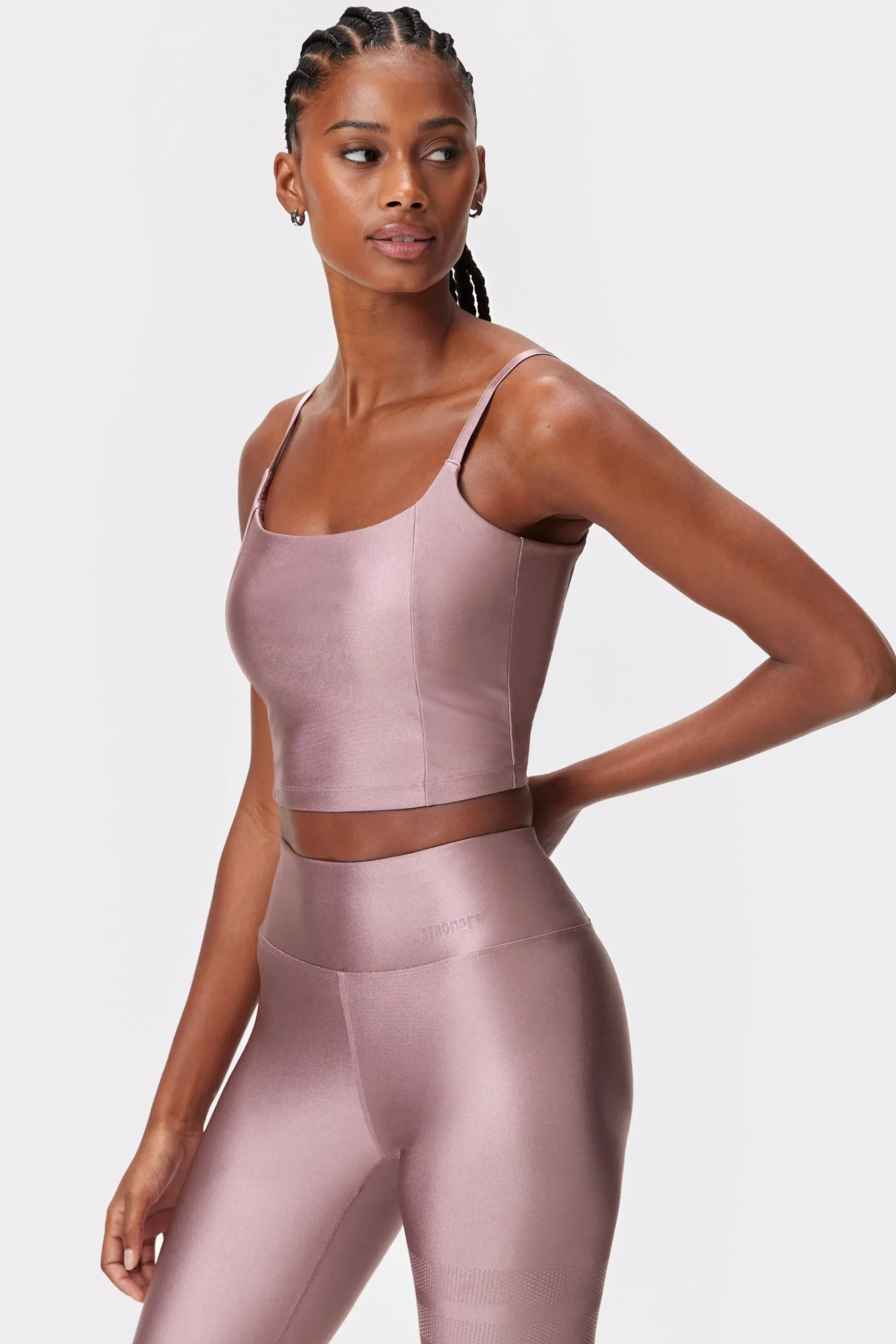 Best STRONGER Dashing Tank Top Lt purple