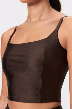 Fashion STRONGER Dashing Tank Top Black Coffee