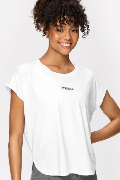 Online STRONGER Drop T-shirt White