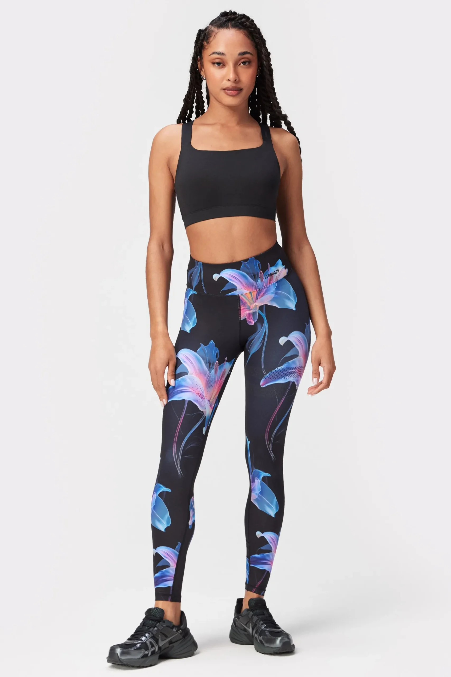 Best STRONGER Explore Printed Legging Colorful Flower