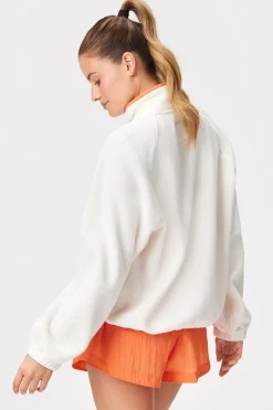 New STRONGER Fleece Jacket Whisper White