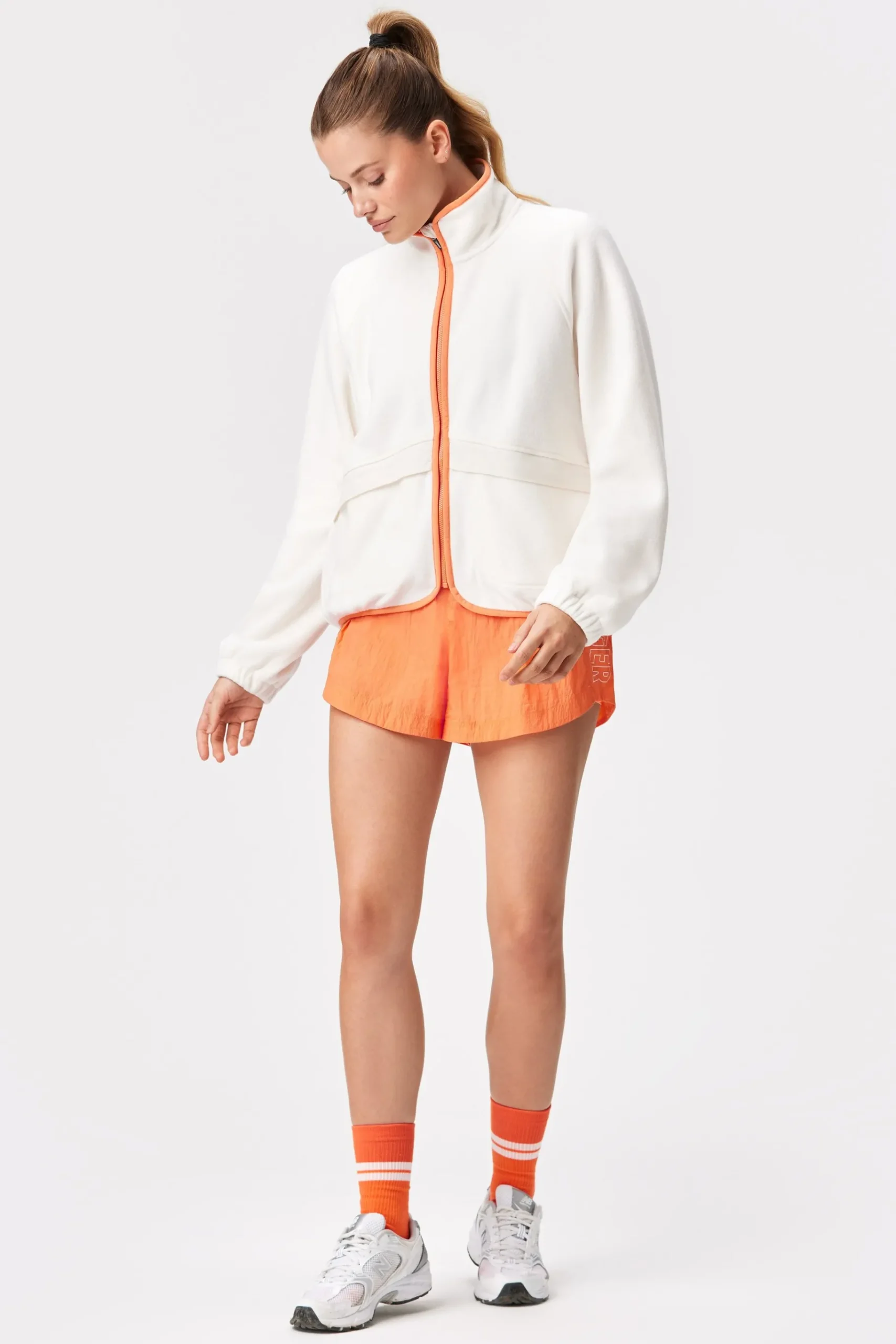 New STRONGER Fleece Jacket Whisper White