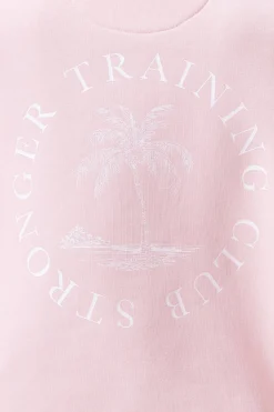 Online STRONGER Half Zip Sweatshirt Chalk Pink