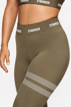 Sale STRONGER Hero Legging Burnt Olive