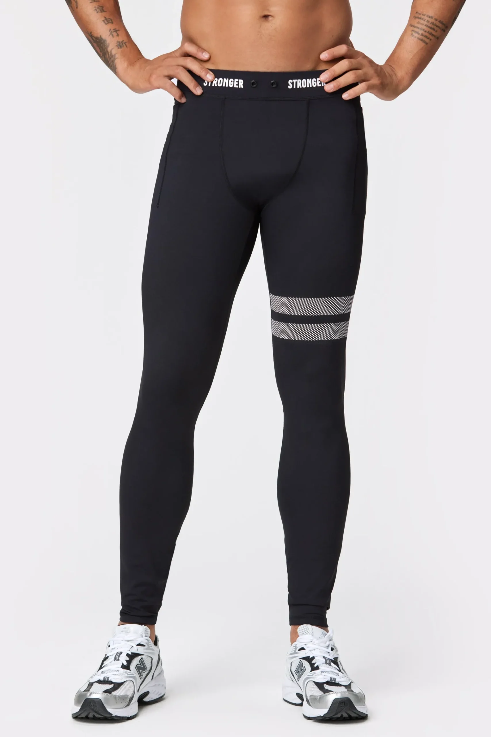 Best STRONGER Hero Male Legging Black