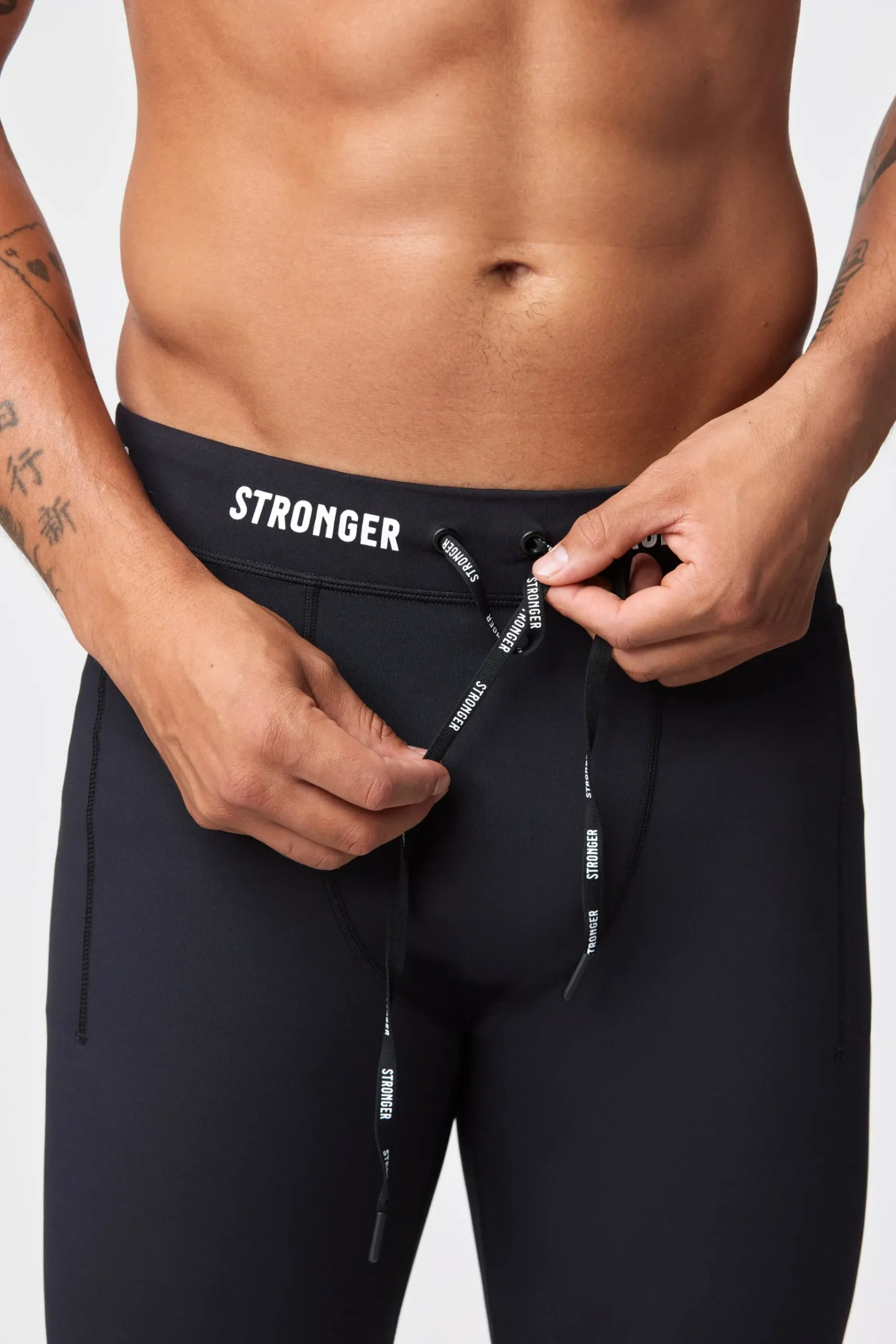 Best STRONGER Hero Male Legging Black