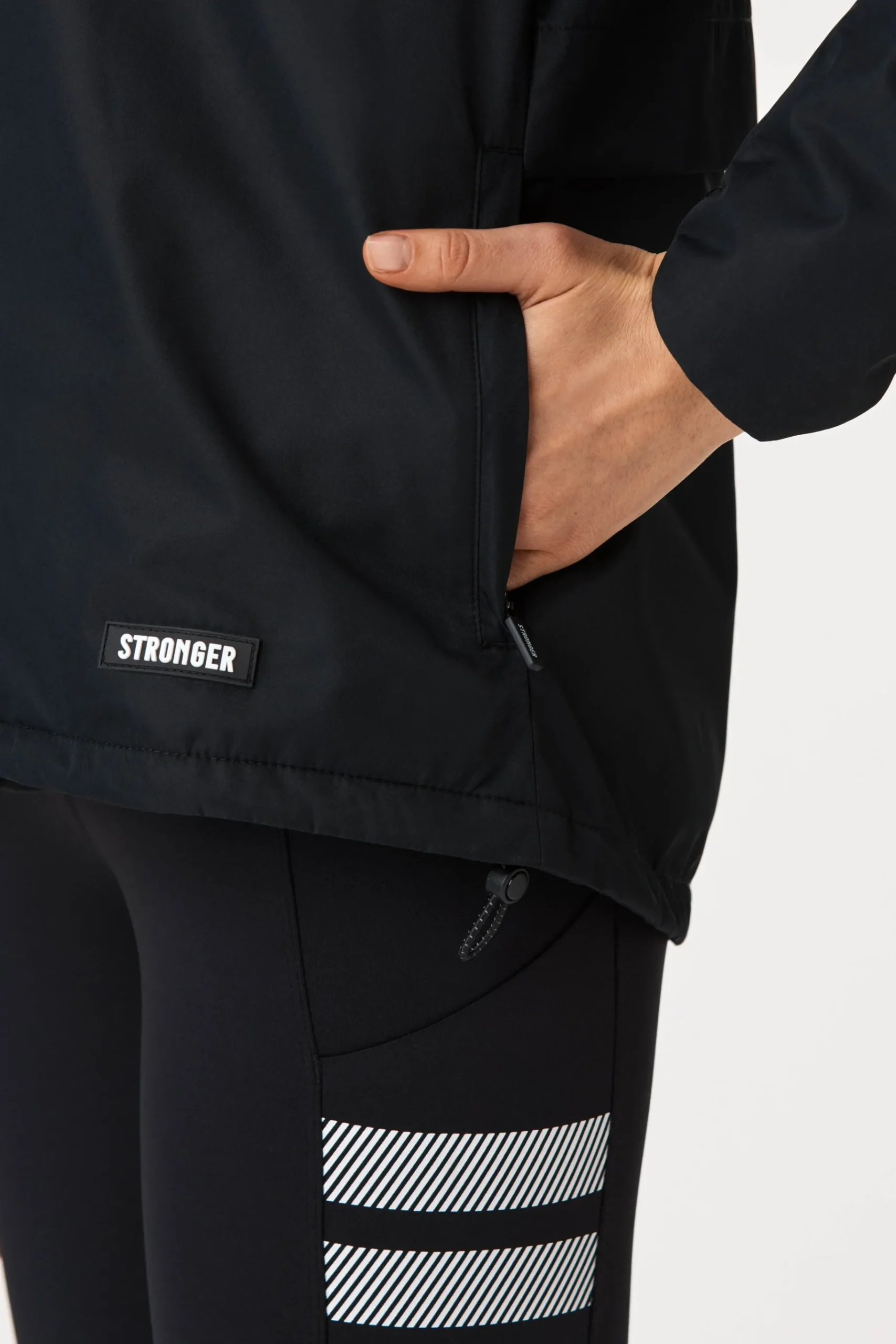 Clearance STRONGER Hybrid Functional Jacket Black