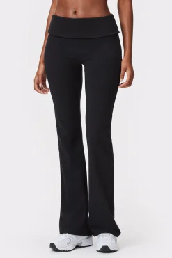 Online STRONGER Jersey Flared Legging Black