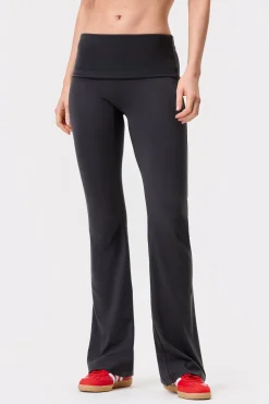 Outlet STRONGER Jersey Flared Legging Bristol Black