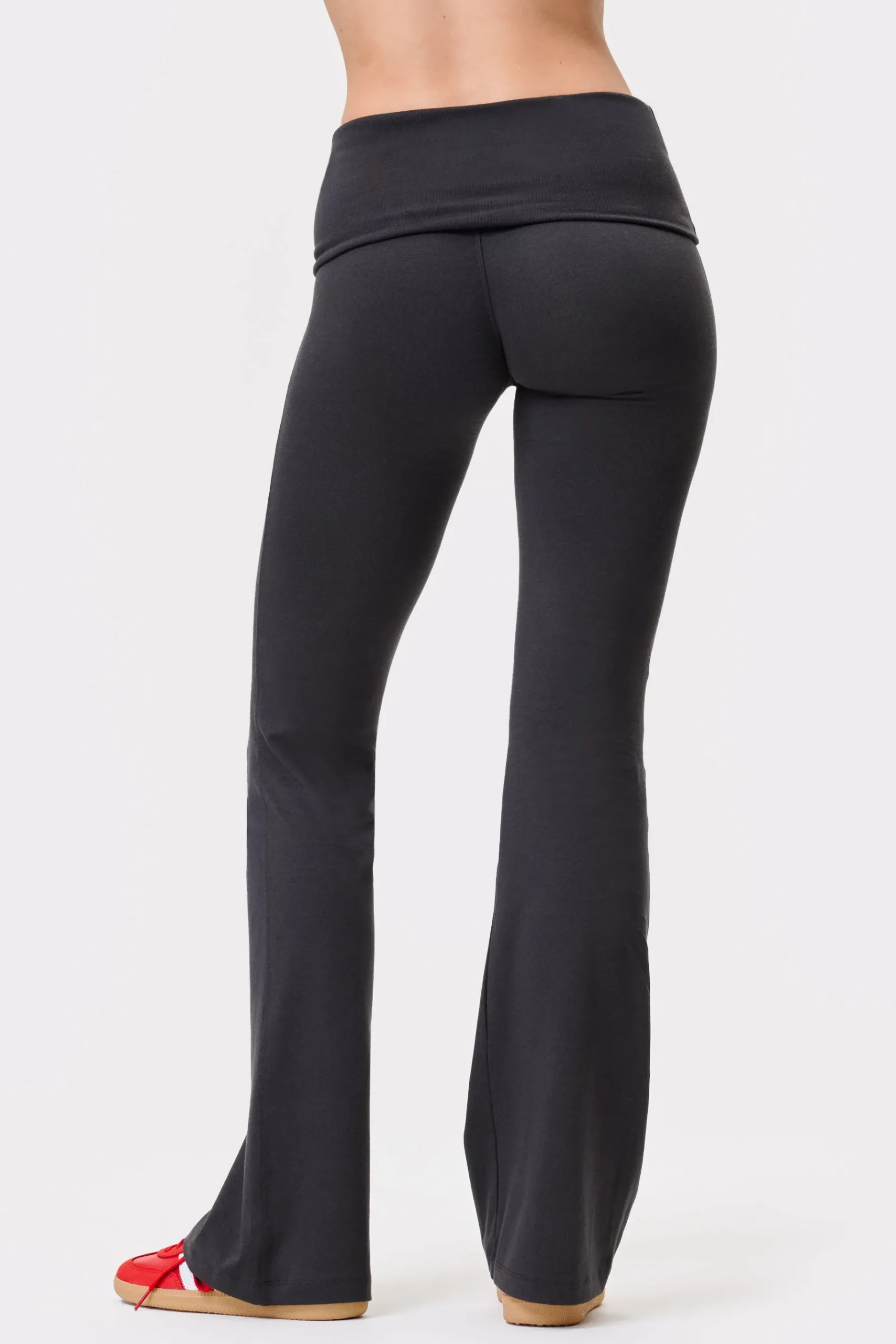 Outlet STRONGER Jersey Flared Legging Bristol Black