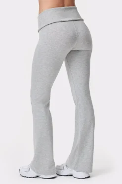 Outlet STRONGER Jersey Flared Legging Grey Melange