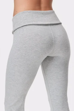 Outlet STRONGER Jersey Flared Legging Grey Melange