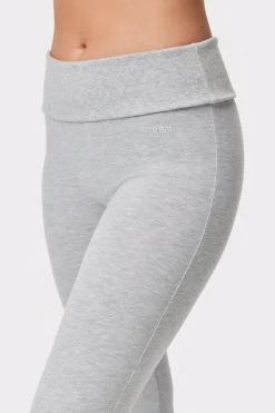 Outlet STRONGER Jersey Flared Legging Grey Melange