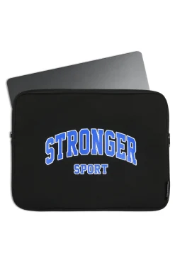 Online STRONGER Lap Top Case Black