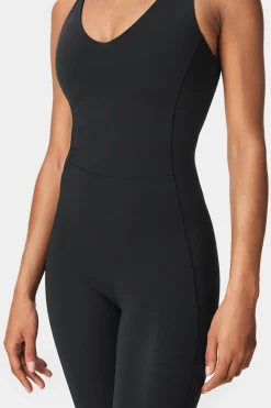 Discount STRONGER Lift Shaping Pocket Jumpsuit Black
