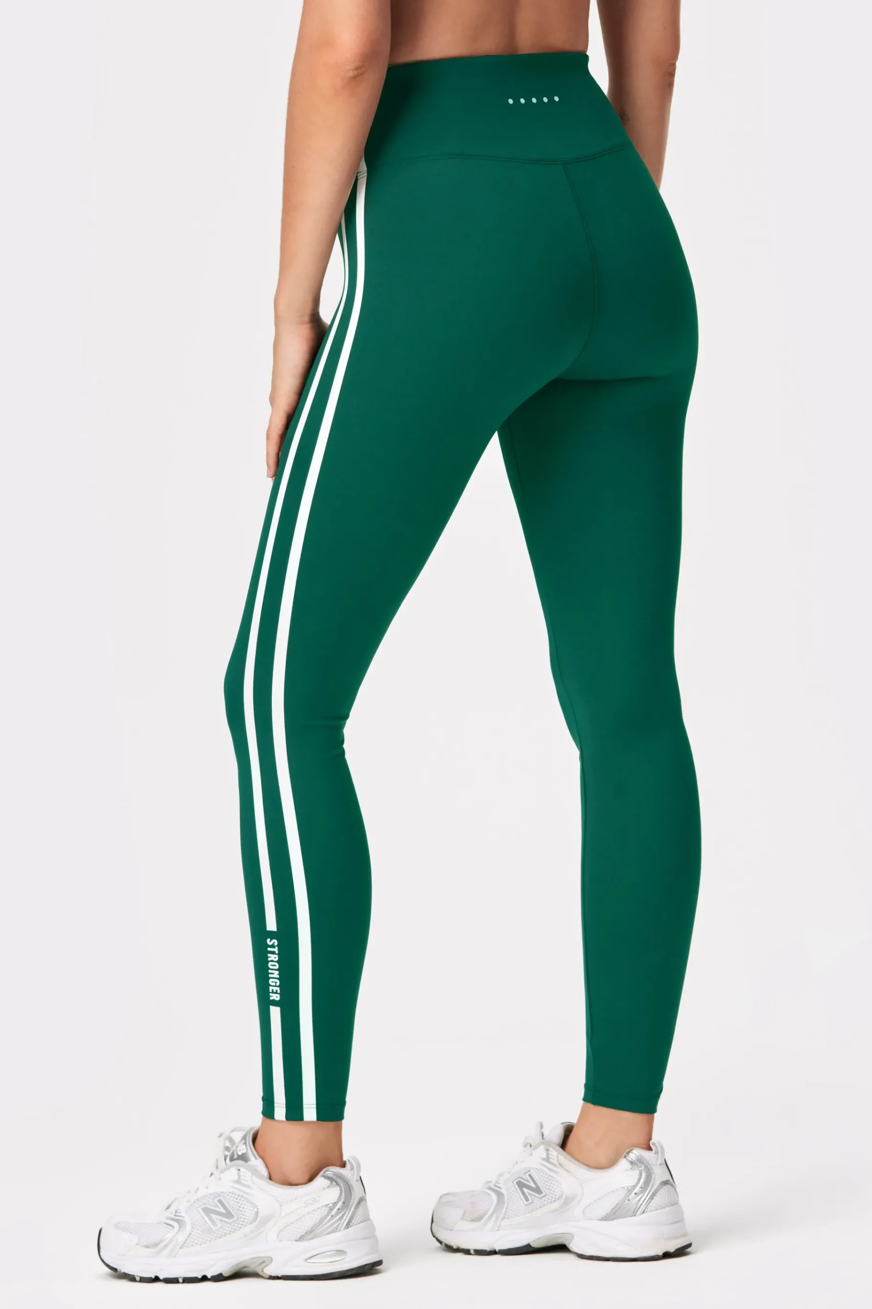 Online STRONGER Logo Lines Legging Aventurine