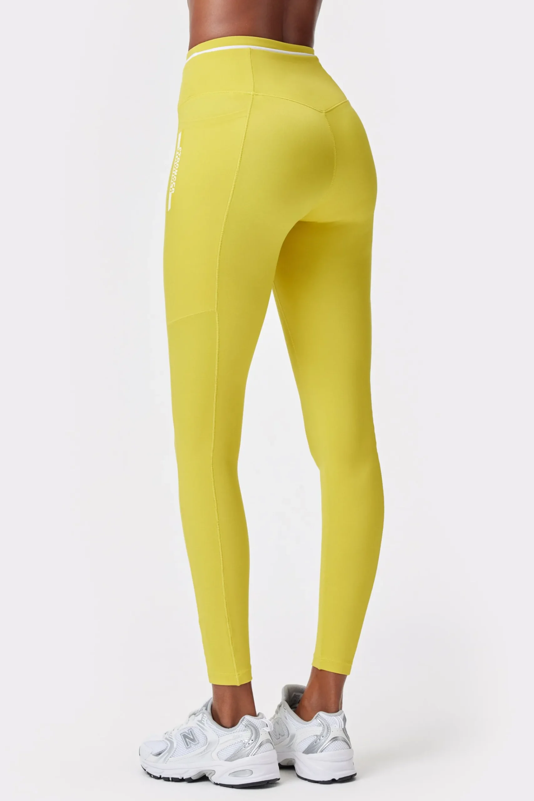 Hot STRONGER Logo Pocket Leggings Snake Eye