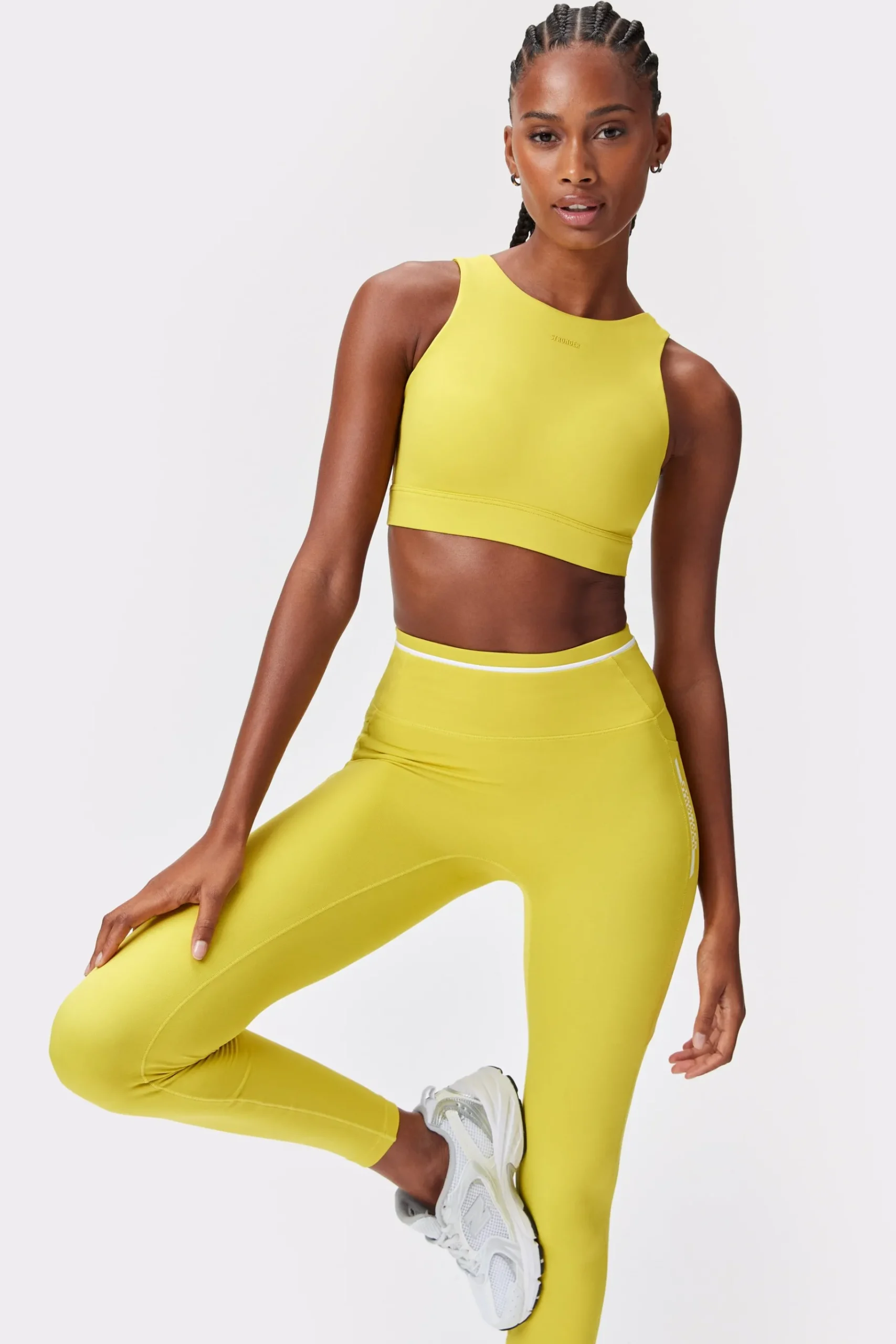 Hot STRONGER Logo Pocket Leggings Snake Eye