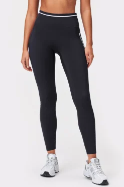 Fashion STRONGER Logo Pocket Leggings Black