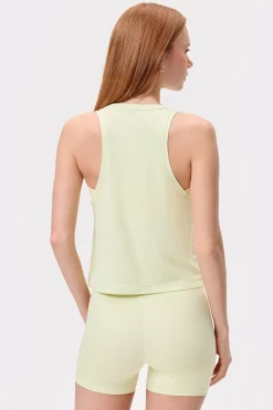 Clearance STRONGER Loose Tank Top White Jade
