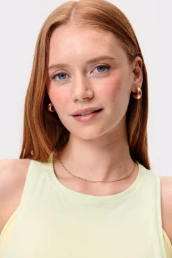 Clearance STRONGER Loose Tank Top White Jade