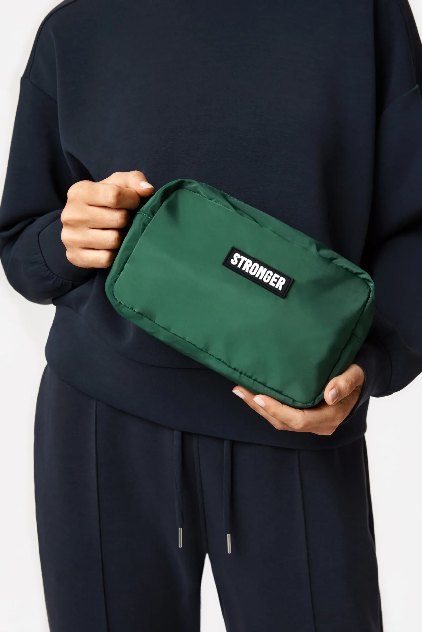 Sale STRONGER Make Up Bag Dark Green