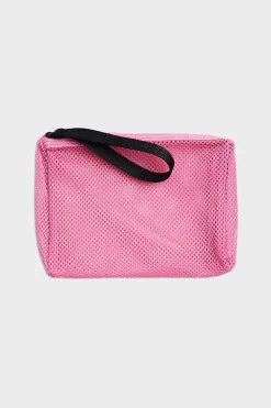 Online STRONGER Make-Up Net Bag Pink