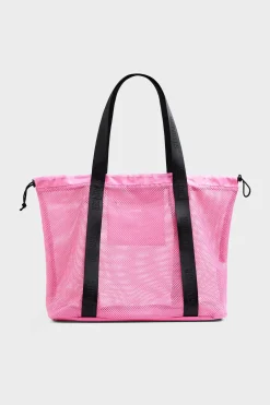 Discount STRONGER Net Tote Bag Pink