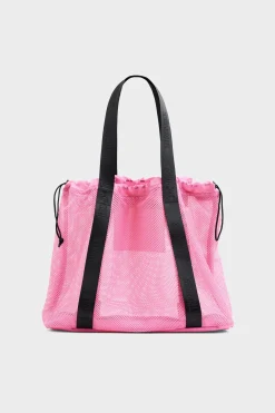 Discount STRONGER Net Tote Bag Pink