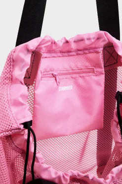 Discount STRONGER Net Tote Bag Pink