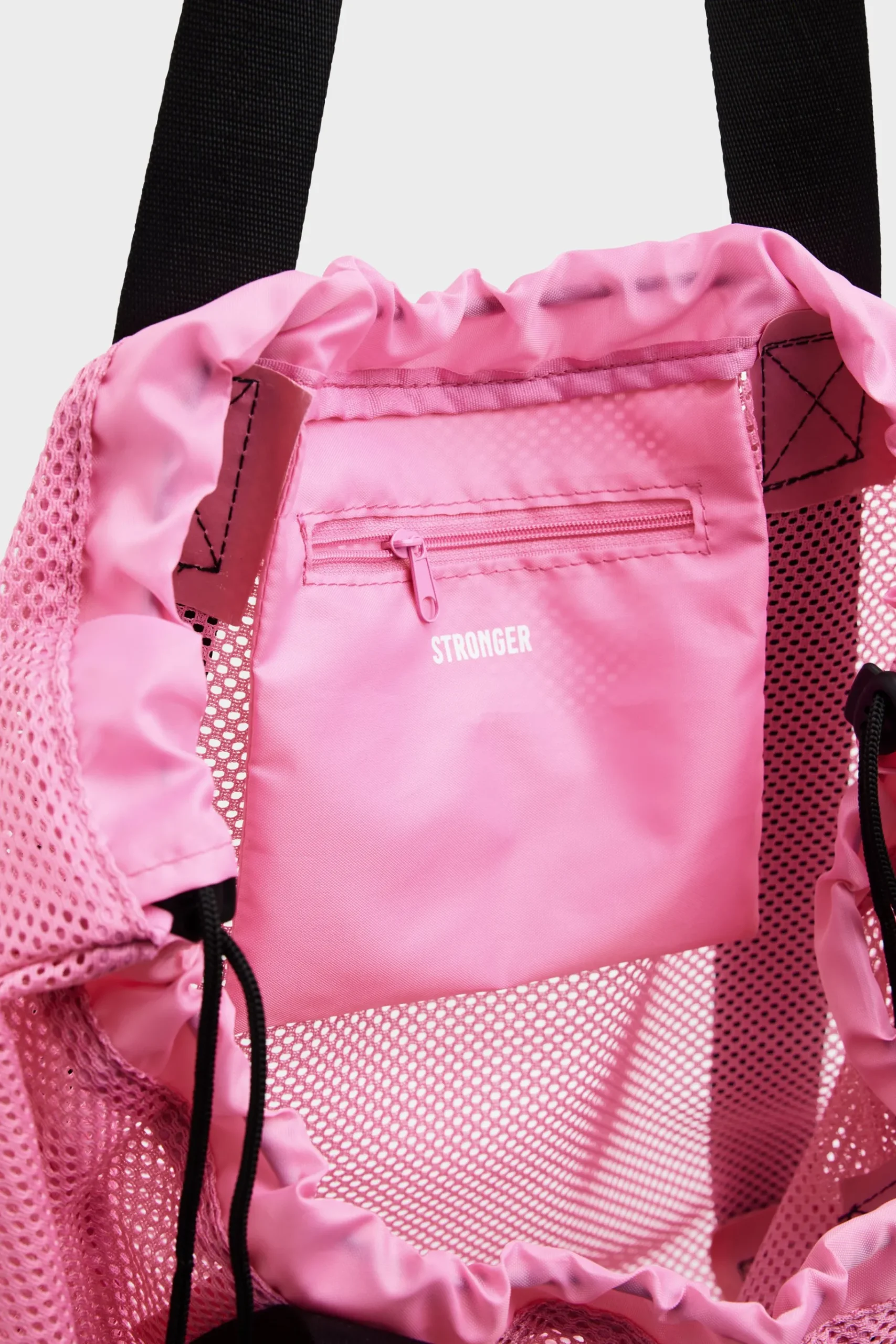 Discount STRONGER Net Tote Bag Pink