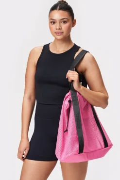 Discount STRONGER Net Tote Bag Pink