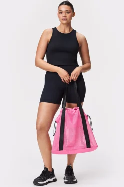 Discount STRONGER Net Tote Bag Pink
