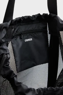 Discount STRONGER Net Tote Bag Black