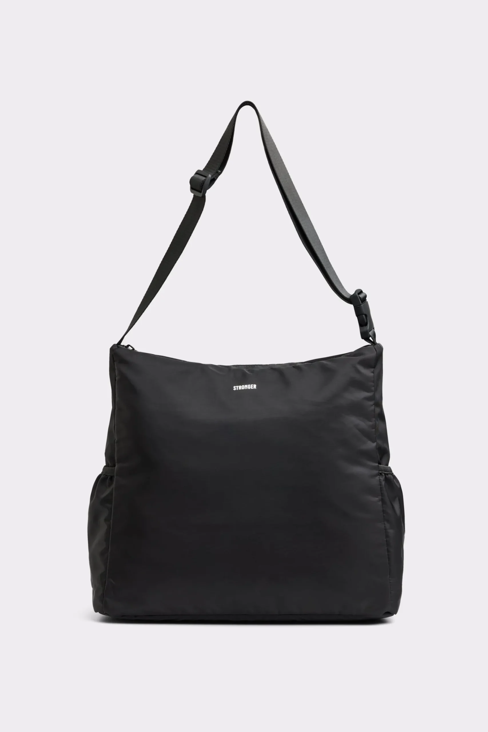 Online STRONGER Nylon Schoudertas Black