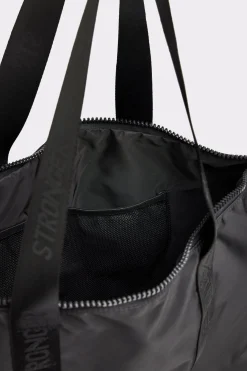 Fashion STRONGER Nylon Tote Bag Black