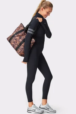 Clearance STRONGER Nylon Tote Bag Dark Leopard