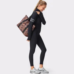 Clearance STRONGER Nylon Tote Bag Dark Leopard