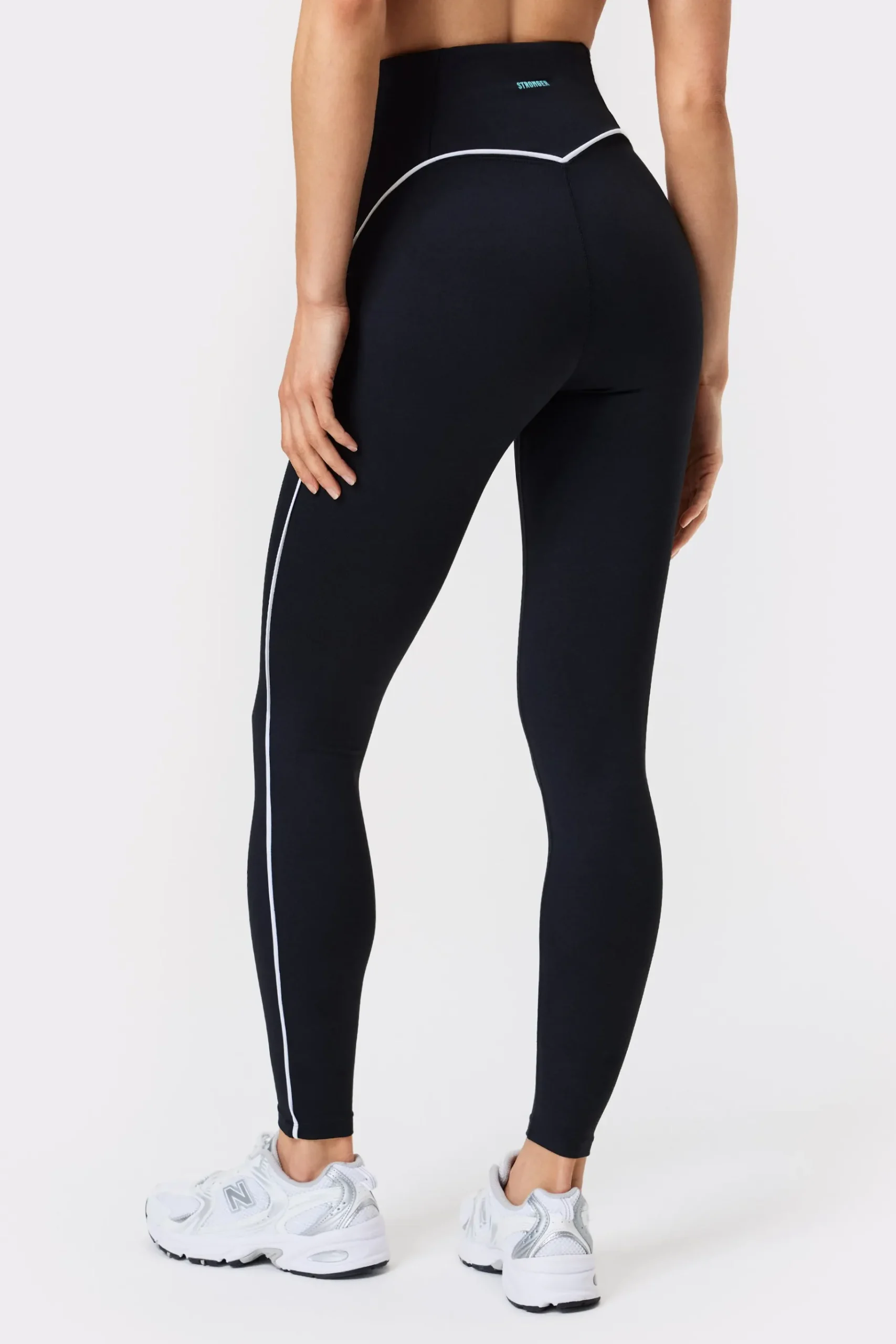 Clearance STRONGER Piping Legging Black