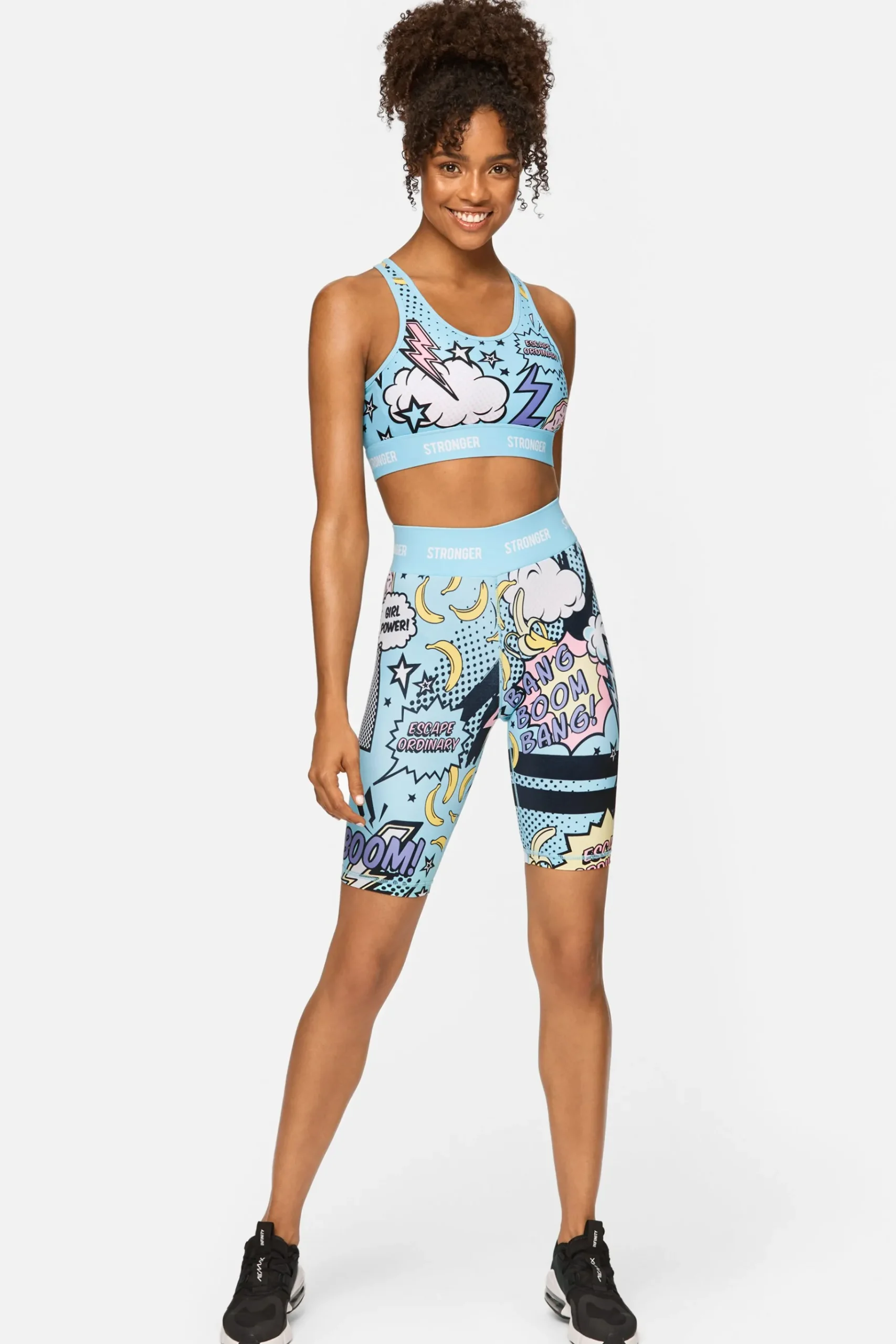 Sale STRONGER Fietsbroek Pop