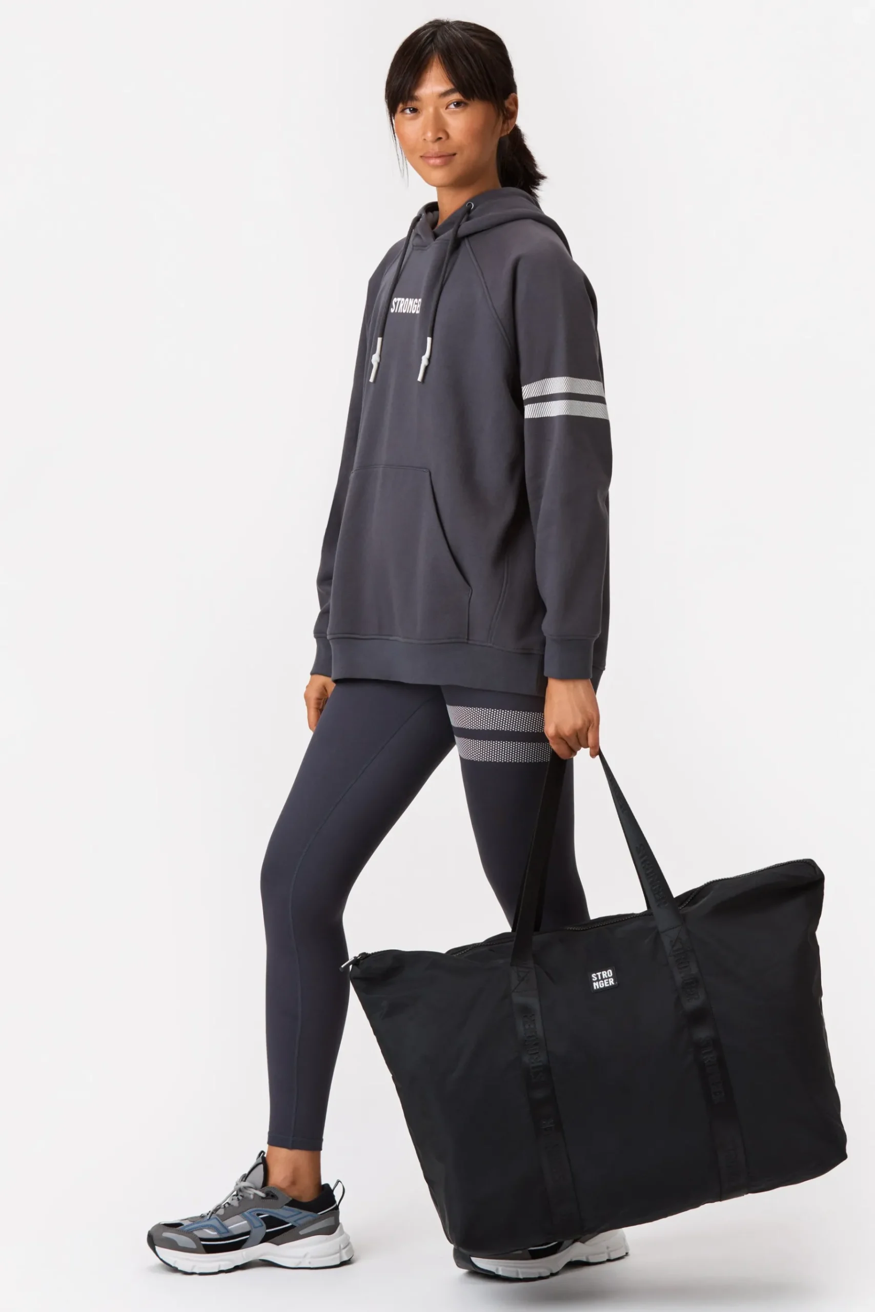 Hot STRONGER Reload Tote Bag Black