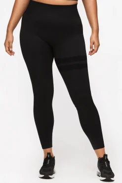 Hot STRONGER Rib Seamless Legging Black